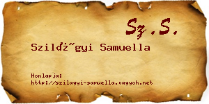 Szilágyi Samuella névjegykártya